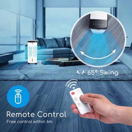 ZEVENTI - Охолоджувач повітря ARCTIC 60W/230V чорний/білий