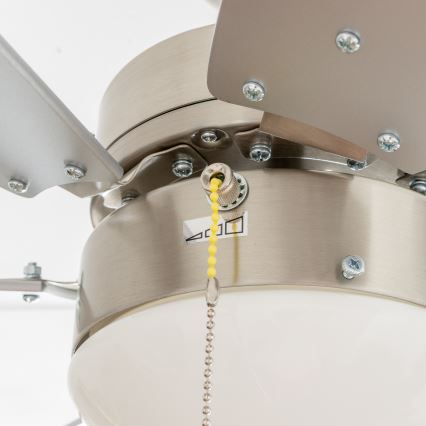 ZEVENTI - Потолочний вентилятор FAMARA 1xE14/60W/230V сірий