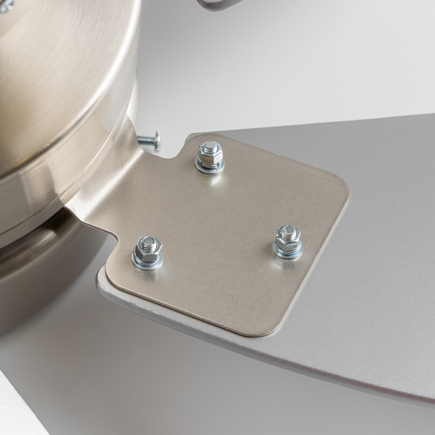 ZEVENTI - Потолочний вентилятор FAMARA 1xE14/60W/230V сірий