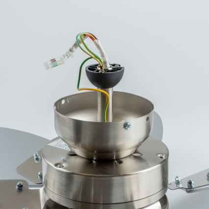 ZEVENTI - Потолочний вентилятор FAMARA 1xE14/60W/230V сірий