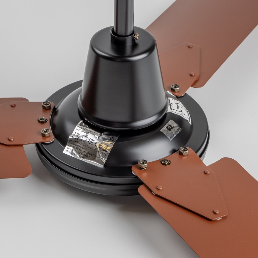 ZEVENTI - Потолочний вентилятор TOFINO коричневий