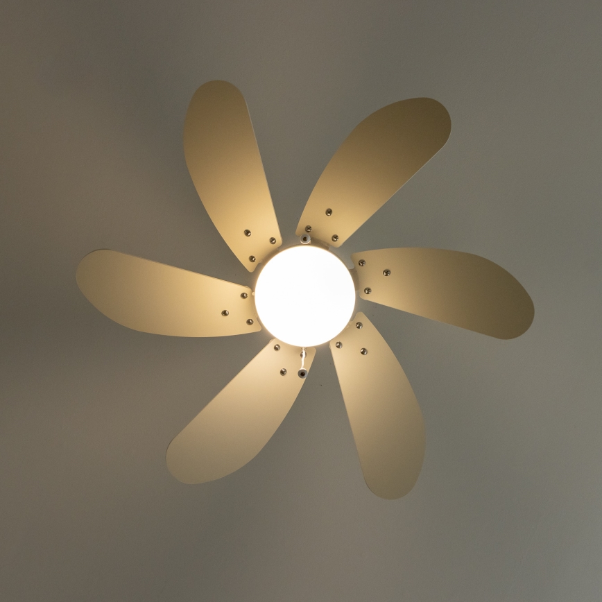 ZEVENTI - Потолочный вентилятор FAMARA 1xE14/60W/230V белый