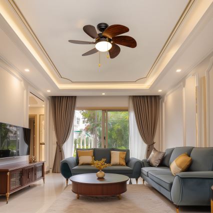 ZEVENTI - Потолочный вентилятор FAMARA 1xE14/60W/230V