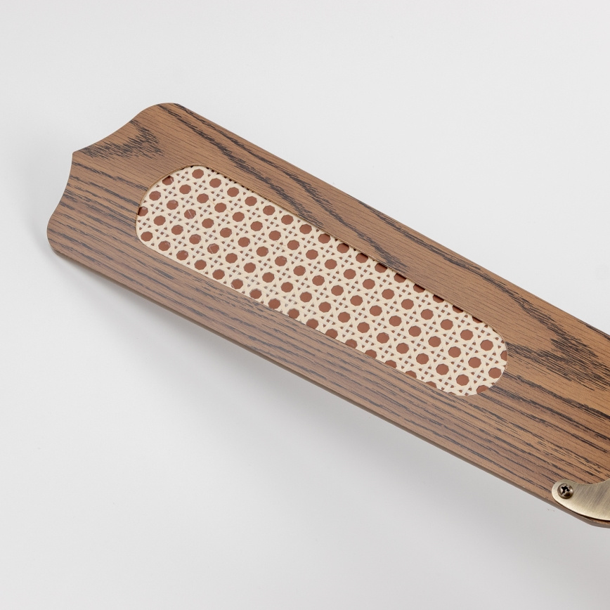 ZEVENTI - Потолочный вентилятор NAVAGIO 1xE27/60W/230V коричневый