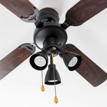 ZEVENTI - Потолочный вентилятор ZURRIOLA 3xGU10/50W/230V