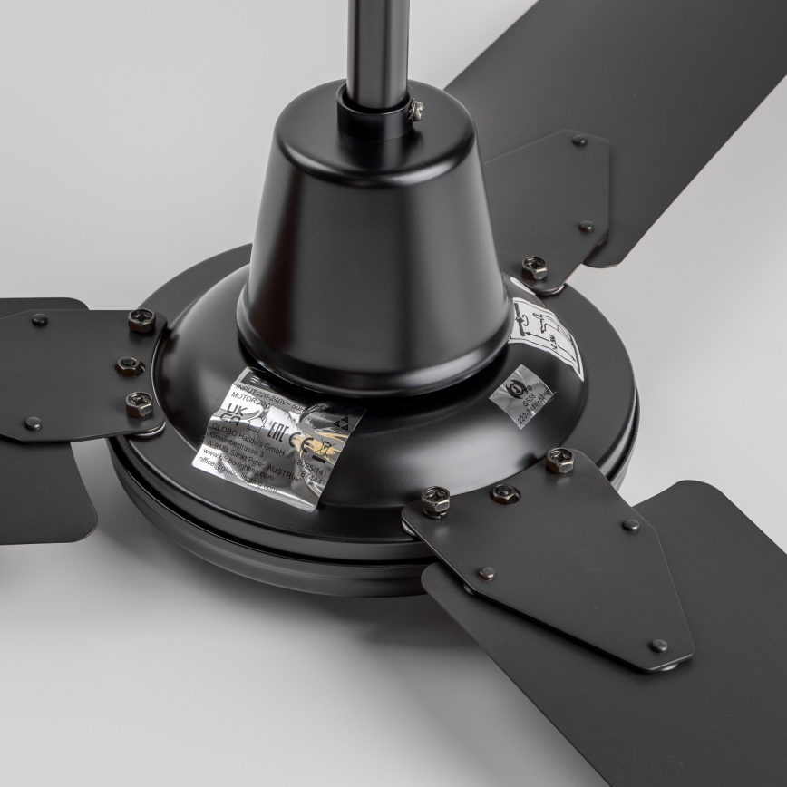 ZEVENTI - Потолочный вентилятор TOFINO черный