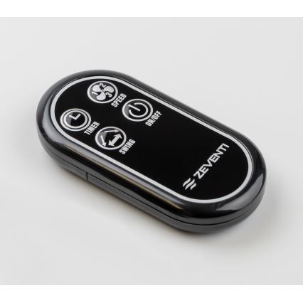 ZEVENTI - Пульт дистанційного керування для вентиляторів FREEZE чорний