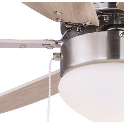 ZEVENTI - Стельовий вентилятор FAMARA 1xE14/60W/230V бежевий