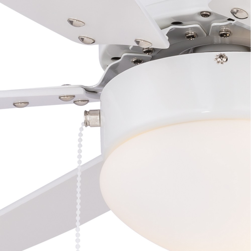 ZEVENTI - Стельовий вентилятор FAMARA 1xE14/60W/230V білий