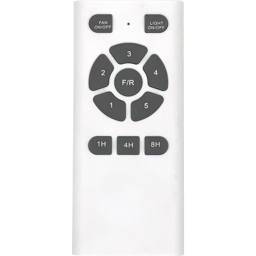 ZEVENTI - LED стельовий вентилятор ORVIETO LED/18W/230V 3000/4000/6000K Wi-Fi Tuya білий + пульт дистанційного керування