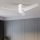 ZEVENTI - Светодиодный потолочный вентилятор BARROSA LED/18W/230V 3000/4000/6000K Wi-Fi Tuya белый + дистанционное управление