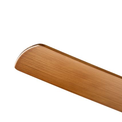 ZEVENTI - Светодиодный потолочный вентилятор BARROSA LED/18W/230V 3000/4000/6000K Wi-Fi Tuya коричневый + дистанционное управление