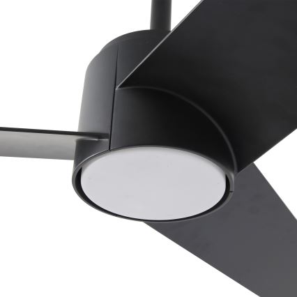 ZEVENTI - Светодиодный потолочный вентилятор с регулированием яркости ORVIETO LED/18W/230V 3000-6000K Wi-Fi Tuya черный + дистанционное управление