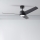 ZEVENTI - Светодиодный потолочный вентилятор с регулированием яркости ORVIETO LED/18W/230V 3000-6000K Wi-Fi Tuya черный + дистанционное управление