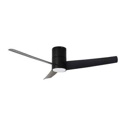 ZEVENTI - LED стельовий вентилятор BARROSA LED/18W/230V 3000/4000/6000K Wi-Fi Tuya чорний + пульт дистанційного керування