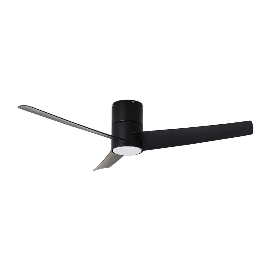 ZEVENTI - LED стельовий вентилятор BARROSA LED/18W/230V 3000/4000/6000K Wi-Fi Tuya чорний + пульт дистанційного керування