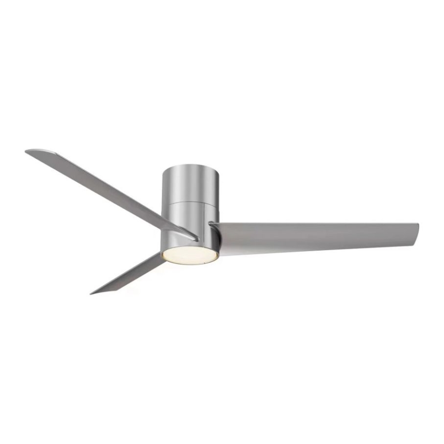 ZEVENTI - Світлодіодний стельовий вентилятор BARROSA LED/18W/230V 3000/4000/6000K Wi-Fi Tuya матовий хром + пульт дистанційного керування