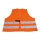 Жилет безпеки зі світловідбивними стрічками помаранчевий розмір UNI