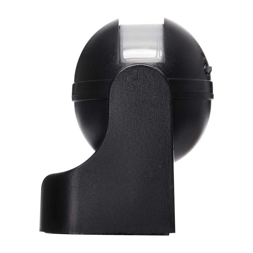 Зовнішній датчик руху PIR B 180° 1200W/230V IP44 чорний
