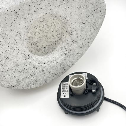 Зовнішній декоративний світильник LUMISTONE 1xE27/15W/230V IP65 діаметр 38 см