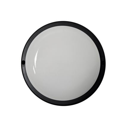 Зовнішній LED-стельовий світильник 8 Вт/230 В, 4200 К, діаметр 14 см, IP64, чорний