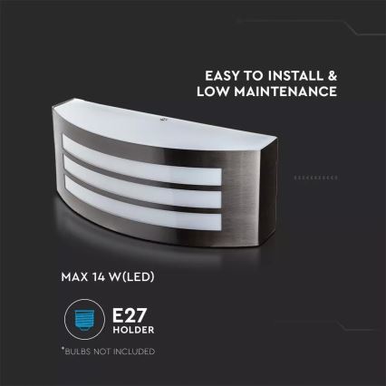 Зовнішній настінний світильник 1xE27/15W/230V IP44