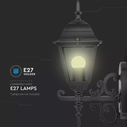Зовнішній настінний світильник 1xE27/60W/230V IP44