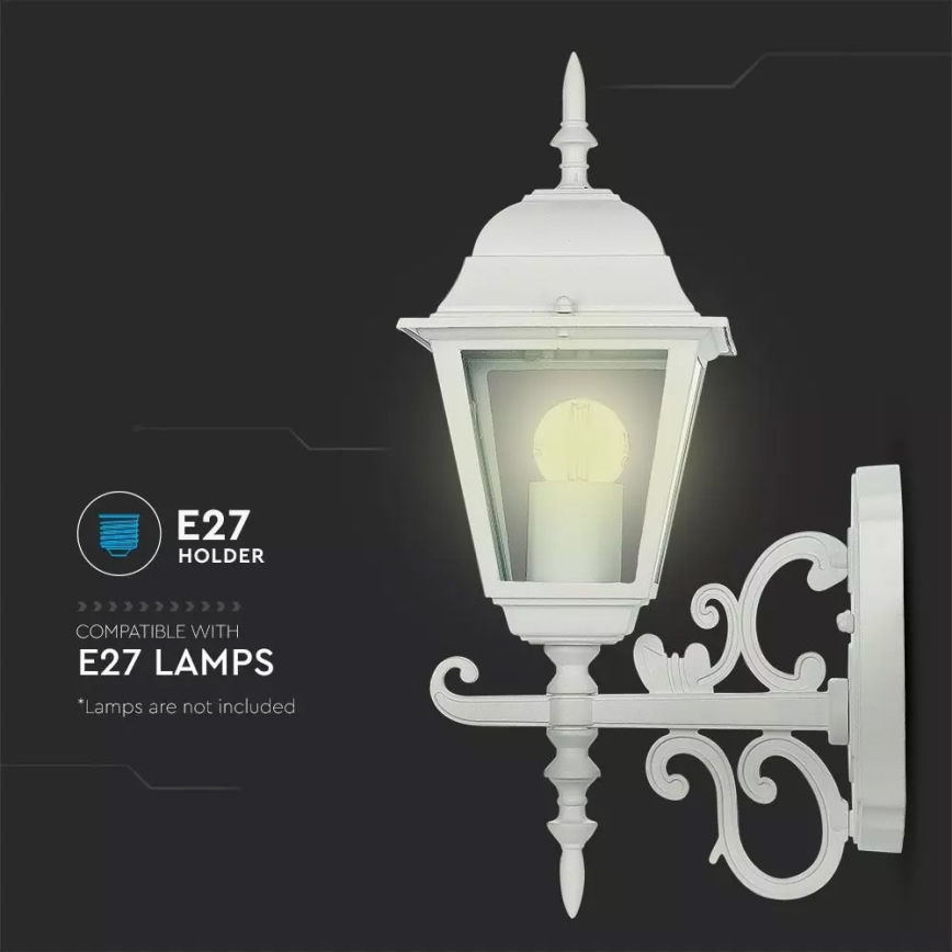 Зовнішній настінний світильник 1xE27/60W/230V IP44