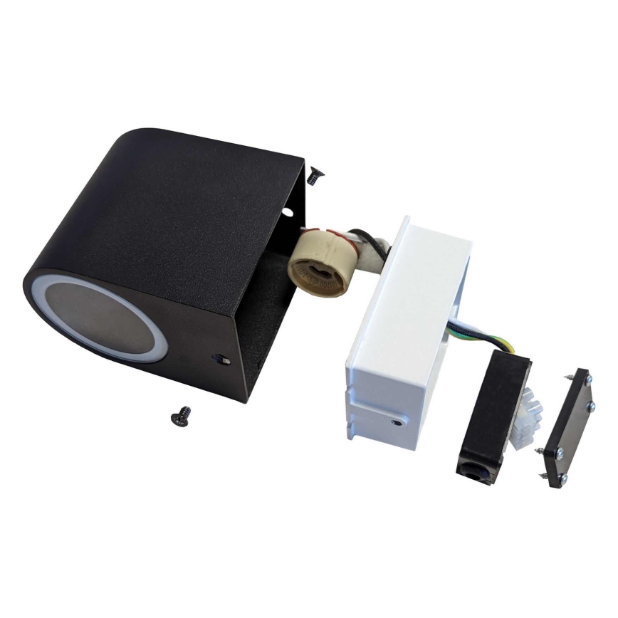 Зовнішній настінний світильник GUBE-R 1xGU10/7W/230V IP44