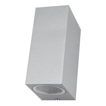 Зовнішній настінний світильник HUGO 2xGU10/10W/230V IP44