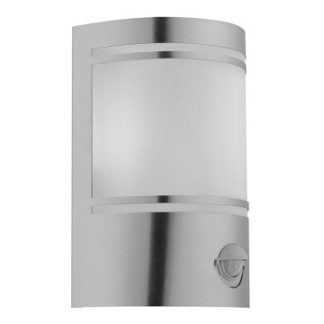 Зовнішній настінний світильник з датчиком ANIS 1xE27/60W/230V IP44
