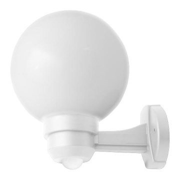 Зовнішній настінний світильник з датчиком PARK 1xE27/60W/230V