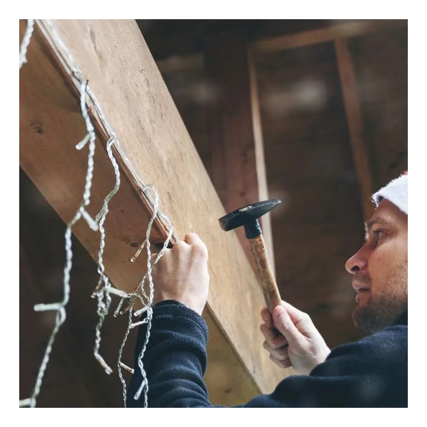 Зовнішній подовжувальний кабель для з'єднувальних гірлянд, прозорий, 10 м, IP44