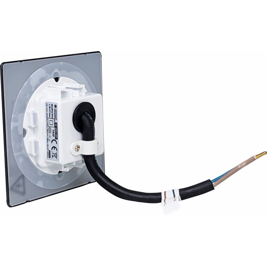 Зовнішній сходовий світильник LED/1,7W/230V 3000/4000/6000K IP54 чорний