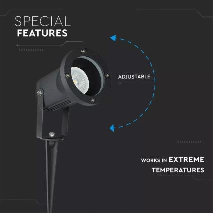 Зовнішній світильник 1xGU10/35W/230V IP44