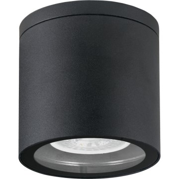 Зовнішній точковий світильник 1xGU10/35W/230V IP54 круглий чорний
