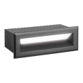 Zовнішній вбудований світильник LED FLIK LED/3W/230V IP65 антрацит