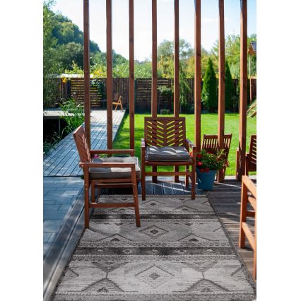 Зовнішній килим CHIARA 80x150 см сірий