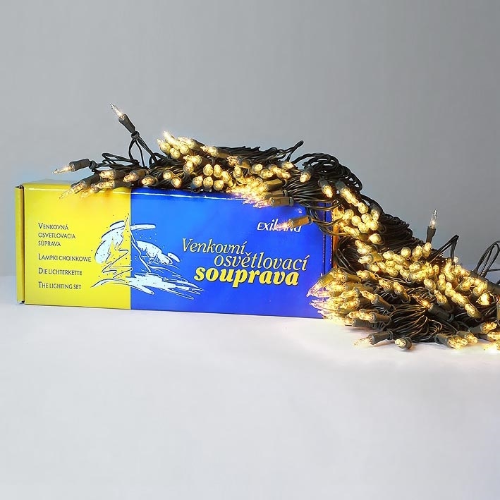 Зовнішня гірлянда 160x1,5V/0,07A/46m IP44