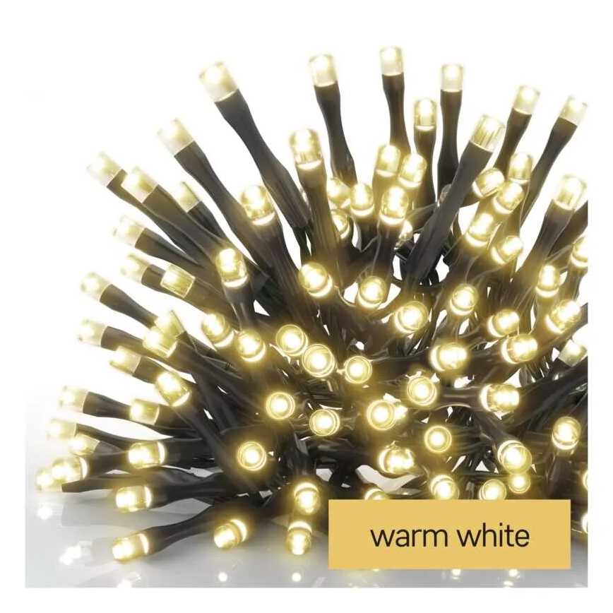 Зовнішня LED гірлянда 100xLED/2,5x0,9m IP44 теплий білий