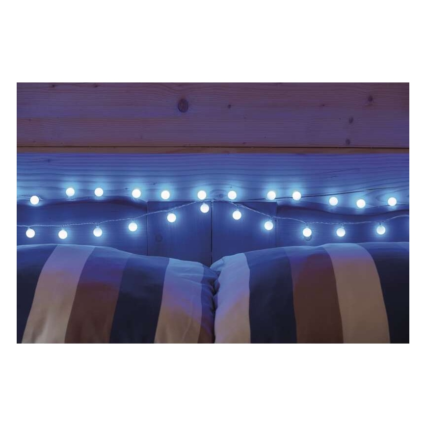 Зовнішня LED-гірлянда 40xLED/9m IP44 синя