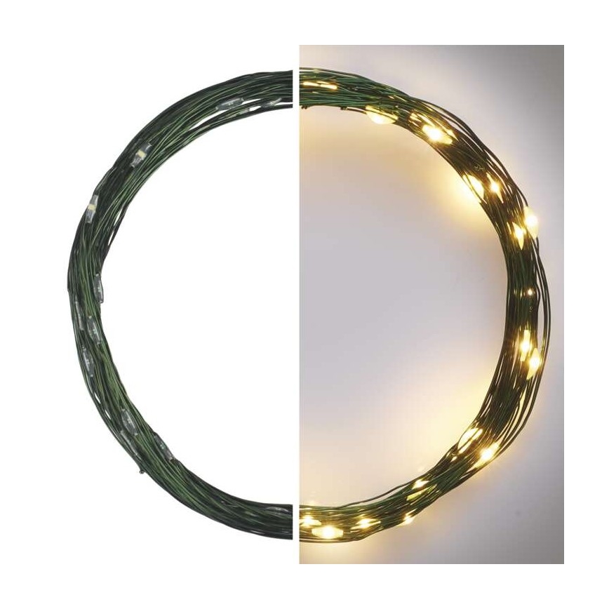 Зовнішня LED-гірлянда 40xLED/9m IP44 — тепле біле світло