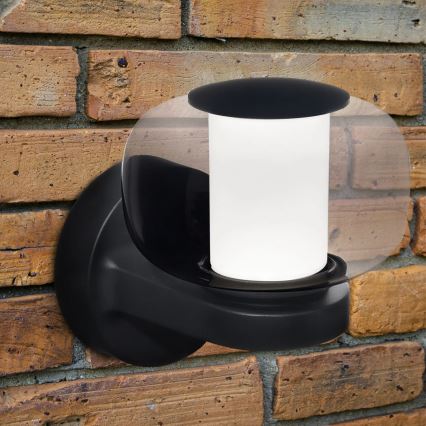 Зовнішня настінна світлодіодна лампа MALAGA LED/12W/230V IP44 чорна