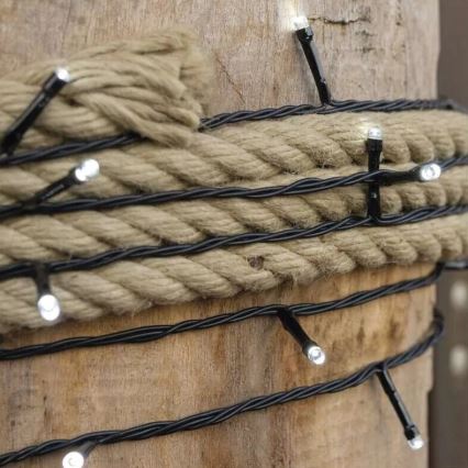 Зовнішня світлодіодна гірлянда 50 світлодіодів/5 м IP44 холодно-білий