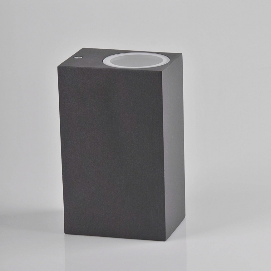 Зовнішній настінний світильник BOSTON 2xGU10/10W/230V антрацит