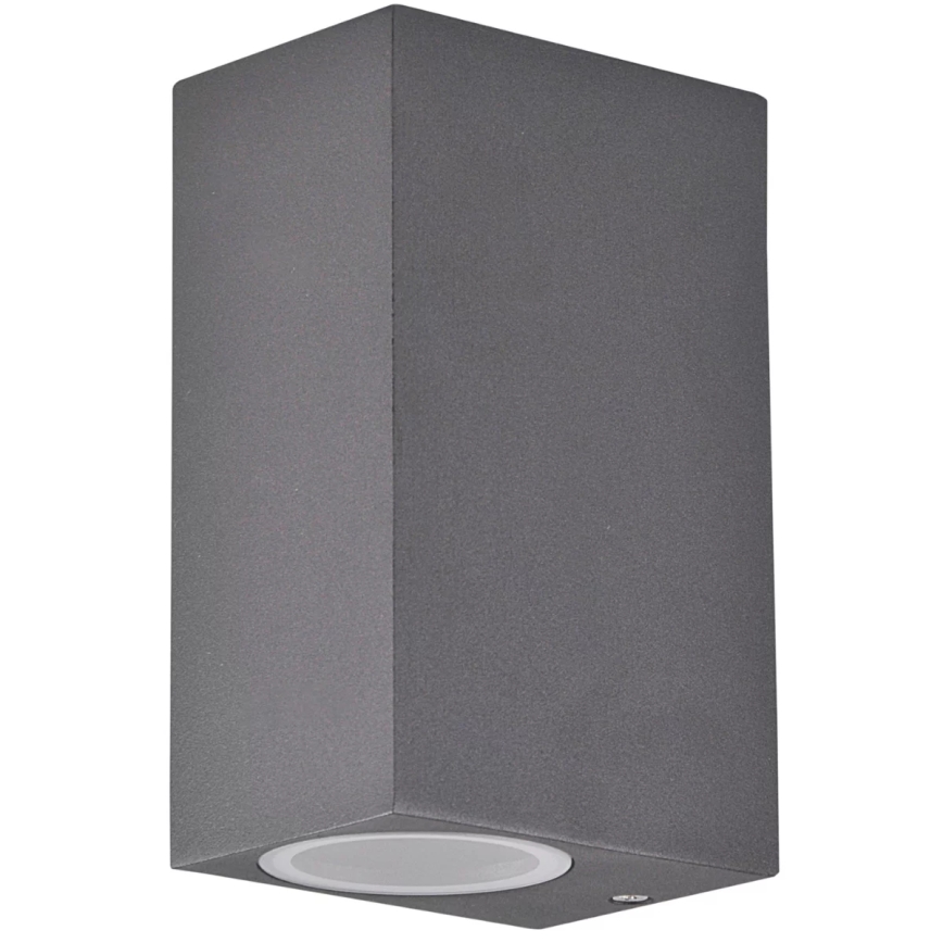 Зовнішній настінний світильник BOSTON 2xGU10/10W/230V антрацит