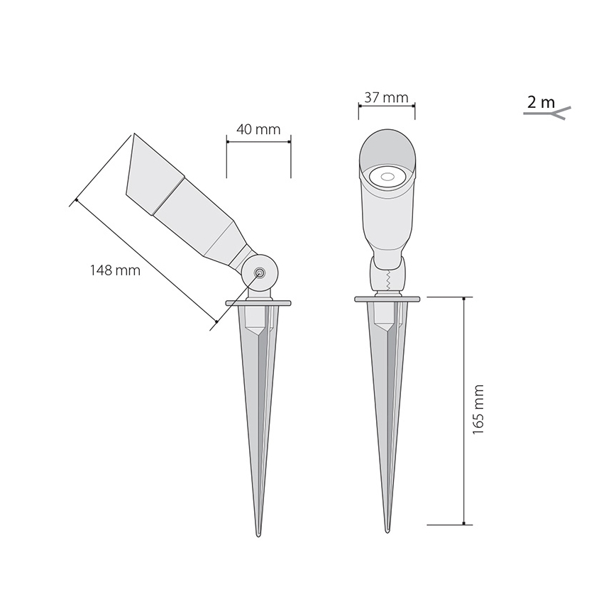 Зовнішнє світлодіодне освітлення OKO 1xLED/1W/350mA IP54