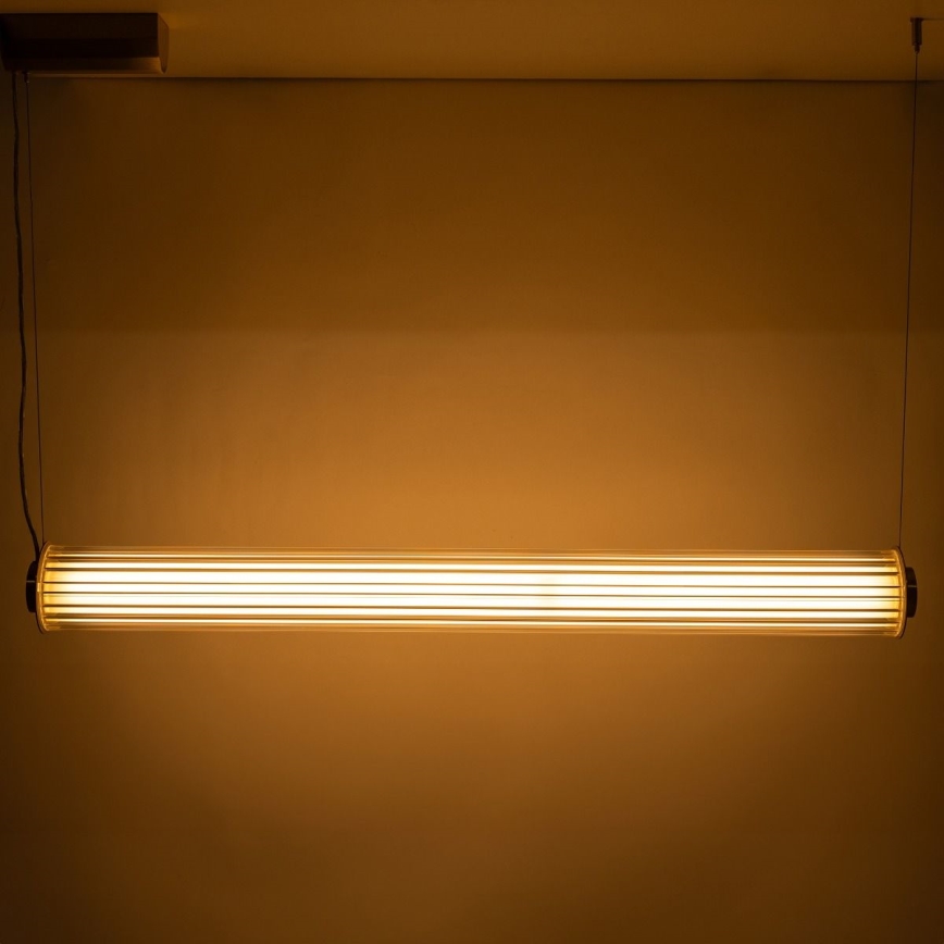 Zuma Line - LED люстра на тросі з регульованою яскравістю LED/39W/230V 2700-6500K золота + пульт дистанційного керування
