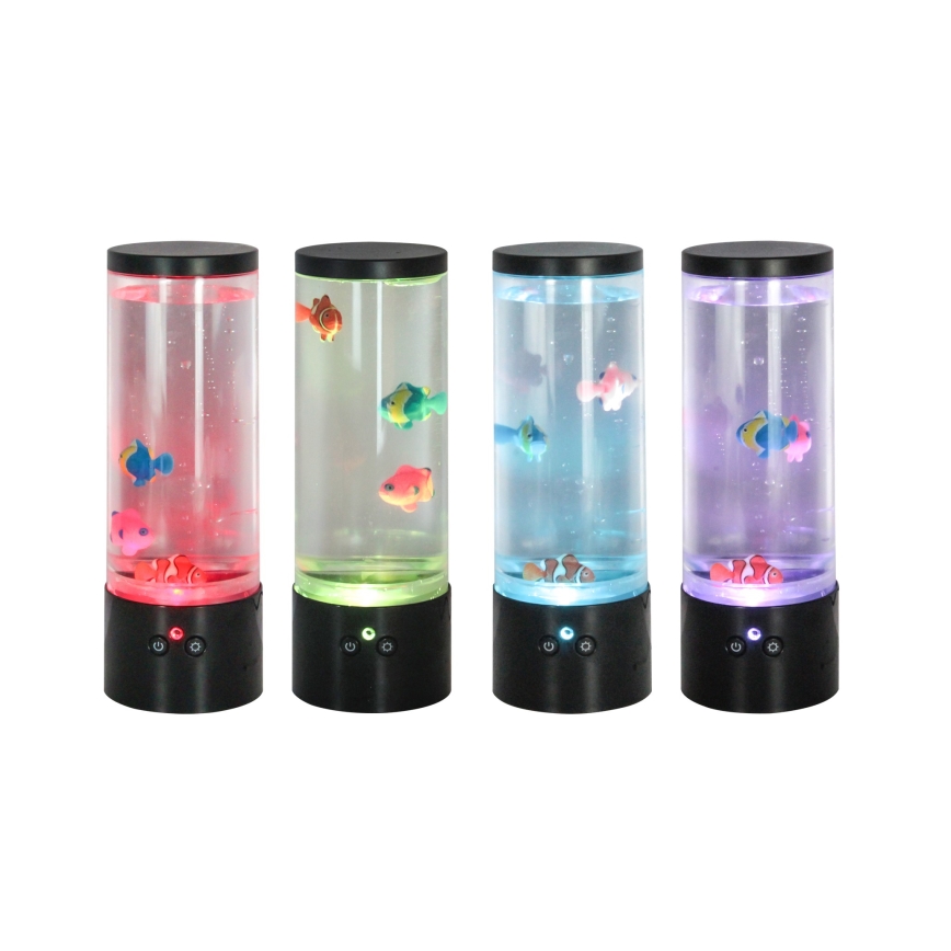 Zuma Line - LED RGB Настільна лампа з регулюванням яскравості LED/1W/5V + пульт дистанційного керування