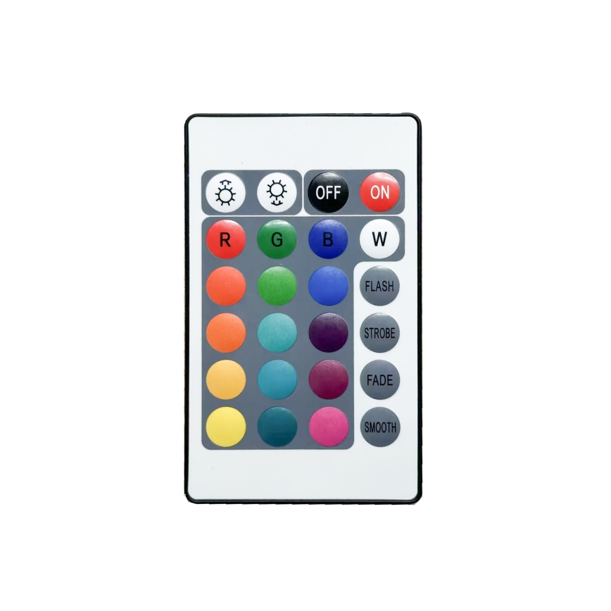 Zuma Line - Світлодіодна RGB настільна лампа з регулюванням яскравості LED/1W/5V/3xAA + дистанційне керування